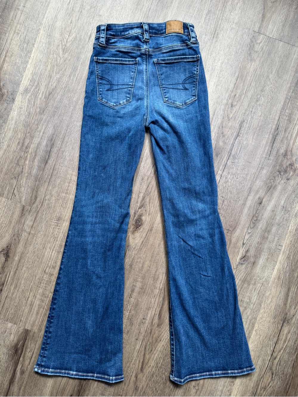 American Eagle Outfitters Women's Super High-Rise Flare - Size 00 Regular - Picture 13 of 14
